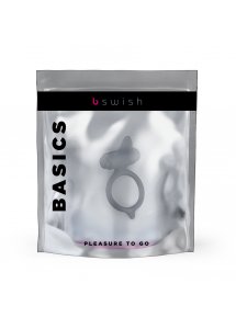 B Swish - Wibrujący Pierścień Erekcyjny Na Penisa Szary