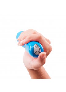 B Swish - Wygięty Wibrator Do Punktu-G Niebieski Bdesired Deluxe Curve