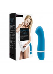 B Swish - Wygięty Wibrator Do Punktu-G Niebieski Bdesired Deluxe Curve