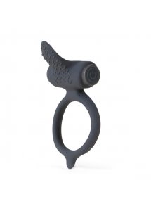 B Swish - Wibrujący Pierścień Erekcyjny Na Penisa Czarny