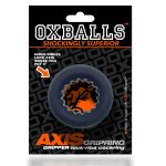 Oxballs - Pierścień Erekcyjny Axis Na Penisa Z Wypukłościami Czarny 5 cm