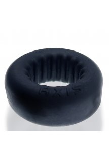 Oxballs - Pierścień Erekcyjny Axis Na Penisa Z Wypukłościami Czarny 5 cm