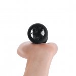 BVibe - Wibrujący Korek Analny Z Pilotem Czarny Jewel Plug XXL