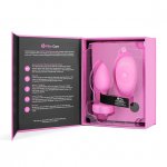 BVibe - Wibrujący Korek Analny Z Pilotem Różowy Heart Plug S/M