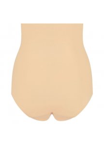 BYE BRA - FIGI Z WYSOKIM STANEM KORYGUJĄCE TALIĘ BEŻOWE