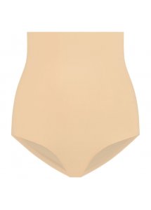 BYE BRA - FIGI Z WYSOKIM STANEM KORYGUJĄCE TALIĘ BEŻOWE