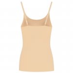 BYE BRA - GŁADKI TOP NA RAMIĄCZKACH BEŻOWY