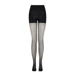 Bye Bra - Rajstopy Modelujące Czarne Power Up 40 Den S