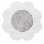 BYE BRA - NAKŁADKI NA BRODAWKI W KSZTAŁCIE KWIATKA BRĄZ