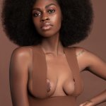 Bye Bra - Taśma Do Biustu 5cm x 5m Brązowa