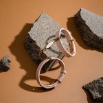 Crave - Dyskretne Mankiety Na Nadgarstki Jak Bransoletka ID Cuffs Różowo-RóżowoZłotym