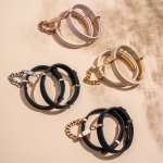 Crave - Dyskretne Mankiety Na Nadgarstki Jak Bransoletka ID Cuffs Różowo-RóżowoZłotym