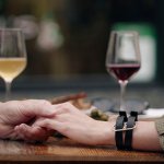 Crave - Dyskretne Mankiety Na Nadgarstki Jak Bransoletka Icon Cuffs Czarno-RóżowoZłote