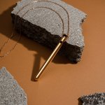 Crave - Naszyjnik Z Dyskretnym Wibratorem Vesper 2 Różowe Złoto