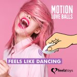 FeelzToys - Zdalnie Sterowana Kulka Miłosna Piłeczka Kegla Twisty Fioletowa