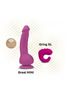Gvibe - Realistyczny Wibrator Z Przyssawką Greal Mini Różowy