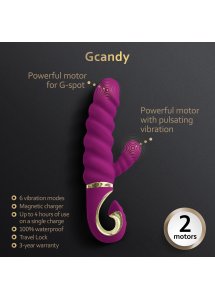 Gvibe - Podwójny Wibrator Króliczek Gcandy Stymulujący Punkt-G I Łechtaczkę