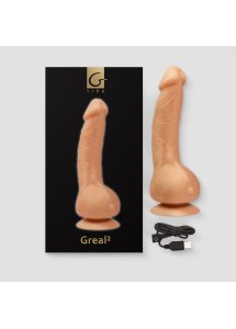 Gvibe - Realistyczny Wibrator Greal2 Z Przyssawką Cielisty 22 cm