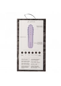 Je Joue - Mini Wibrator Pocisk Z Prążkami Duet Lilac Bullet