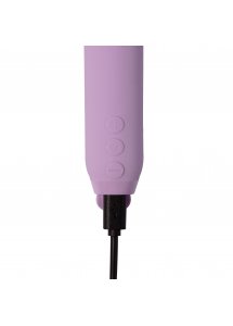 Je Joue - Mini Wibrator Pocisk Z Prążkami Duet Lilac Bullet