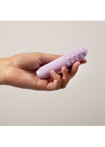 Je Joue - Mini Wibrator Pocisk Z Prążkami Duet Lilac Bullet