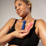 Je Joue - Mini Wibrator Pocisk Z Płaską Końcówką Vita Niebieski