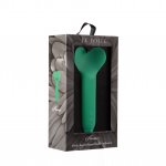 Je Joue - Mini Wibrator Pocisk Z Płaską Końcówką Serca Amour Zielony