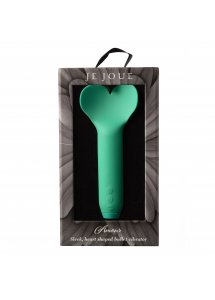 Je Joue - Mini Wibrator Pocisk Z Płaską Końcówką Serca Amour Zielony