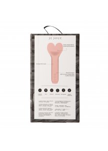Je Joue - Mini Wibrator Pocisk Z Płaską Końcówką Serca Amour Różowy