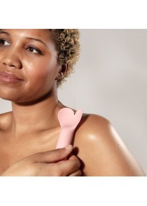 Je Joue - Mini Wibrator Pocisk Z Płaską Końcówką Serca Amour Różowy