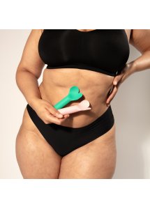 Je Joue - Mini Wibrator Pocisk Z Płaską Końcówką Serca Amour Różowy