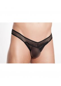 Seksowne Męskie Majteczki Z Siateczką Pascal - Me Seduce Czarny