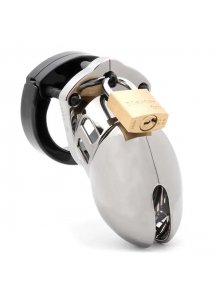 Męski pas cnoty klatka na penisa z poliwęglanu - CB-X CB-6000S Chastity Cock Cage Chrom