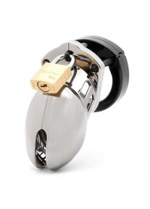 Męski pas cnoty klatka na penisa z poliwęglanu - CB-X CB-6000S Chastity Cock Cage Chrom