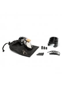 Męski pas cnoty klatka na penisa z poliwęglanu - CB-X CB-6000S Chastity Cock Cage Chrom