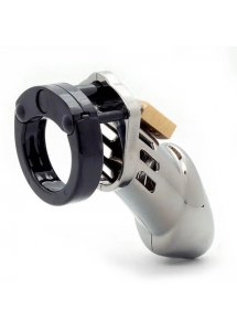 Męski pas cnoty klatka na penisa z poliwęglanu - CB-X CB-6000 Chastity Cock Cage Chrom