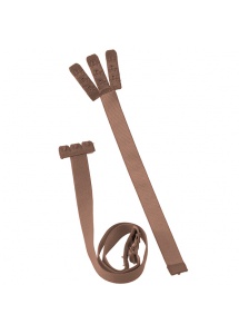 Krzyżak do biustonosza 3 haftki - Bye Bra Flexible Low Back Straps 3-Hook Cieliste 2 sztuki