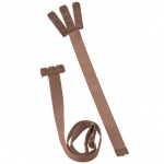 Krzyżak do biustonosza 3 haftki - Bye Bra Flexible Low Back Straps 3-Hook Cieliste 2 sztuki