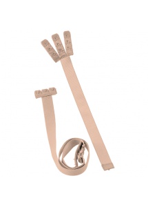 Krzyżak do biustonosza 3 haftki - Bye Bra Flexible Low Back Straps 3-Hook Cieliste 2 sztuki