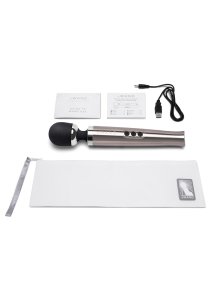 Le Wand - Akumulatorowy Masażer Łechtaczki Z Ruchomą Główką Srebrny