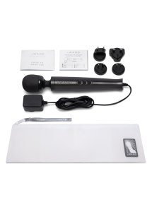 Le Wand - Masażer Łechtaczki Przewodowy Z Ruchomą Główką Czarny