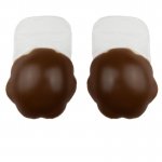 BYE BRA SILIKONOWE NAKŁADKI NA BIUST CIEMNY BRĄZ