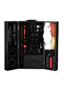 Lockink - Kompletny Zestaw Schowek Do Zabawy BDSM Czarny