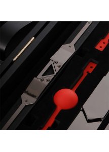 Lockink - Kompletny Zestaw Schowek Do Zabawy BDSM Czarny