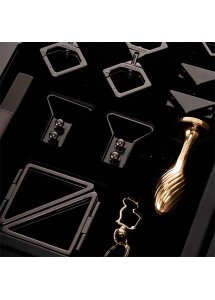 Lockink - Kompletny Zestaw Schowek Do Zabawy BDSM Czarny