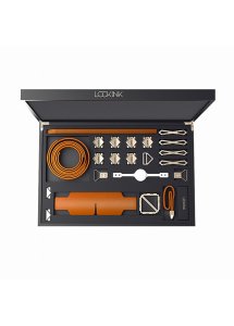 Lockink - Zestaw BDSM Do Krępowania Swojego Partnera Brązowy