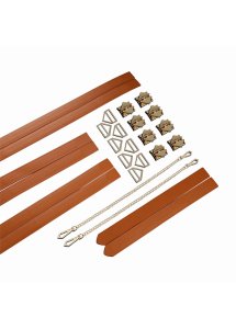 Lockink - Zestaw BDSM Do Krępowania Swojego Partnera Brązowy