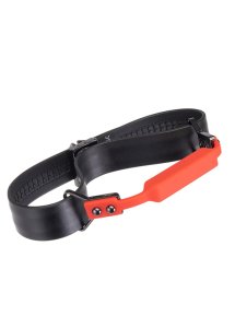 Lockink - Kompletny Zestaw Knebli BDSM Do Zamknięcia Buzi Partnera Czarno-Czerwony