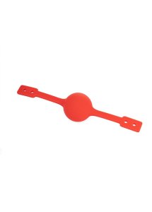 Lockink - Kompletny Zestaw Knebli BDSM Do Zamknięcia Buzi Partnera Czarno-Czerwony