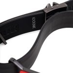 Lockink - Kompletny Zestaw Knebli BDSM Do Zamknięcia Buzi Partnera Czarno-Czerwony